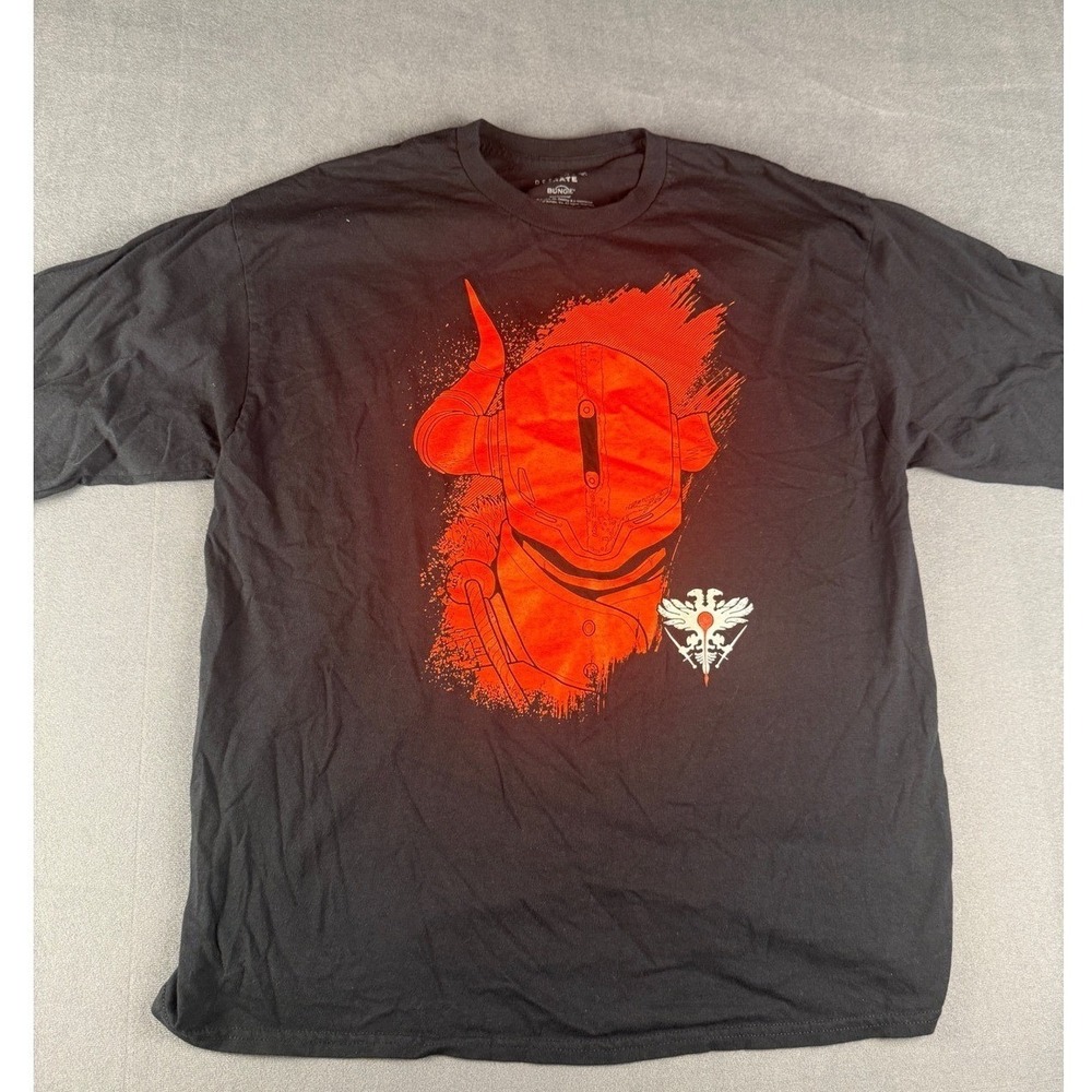 Bungie T-Shirt Mens XL Black Destiny Lord Shaxx Loot Crate Exclusive Long Sleeve